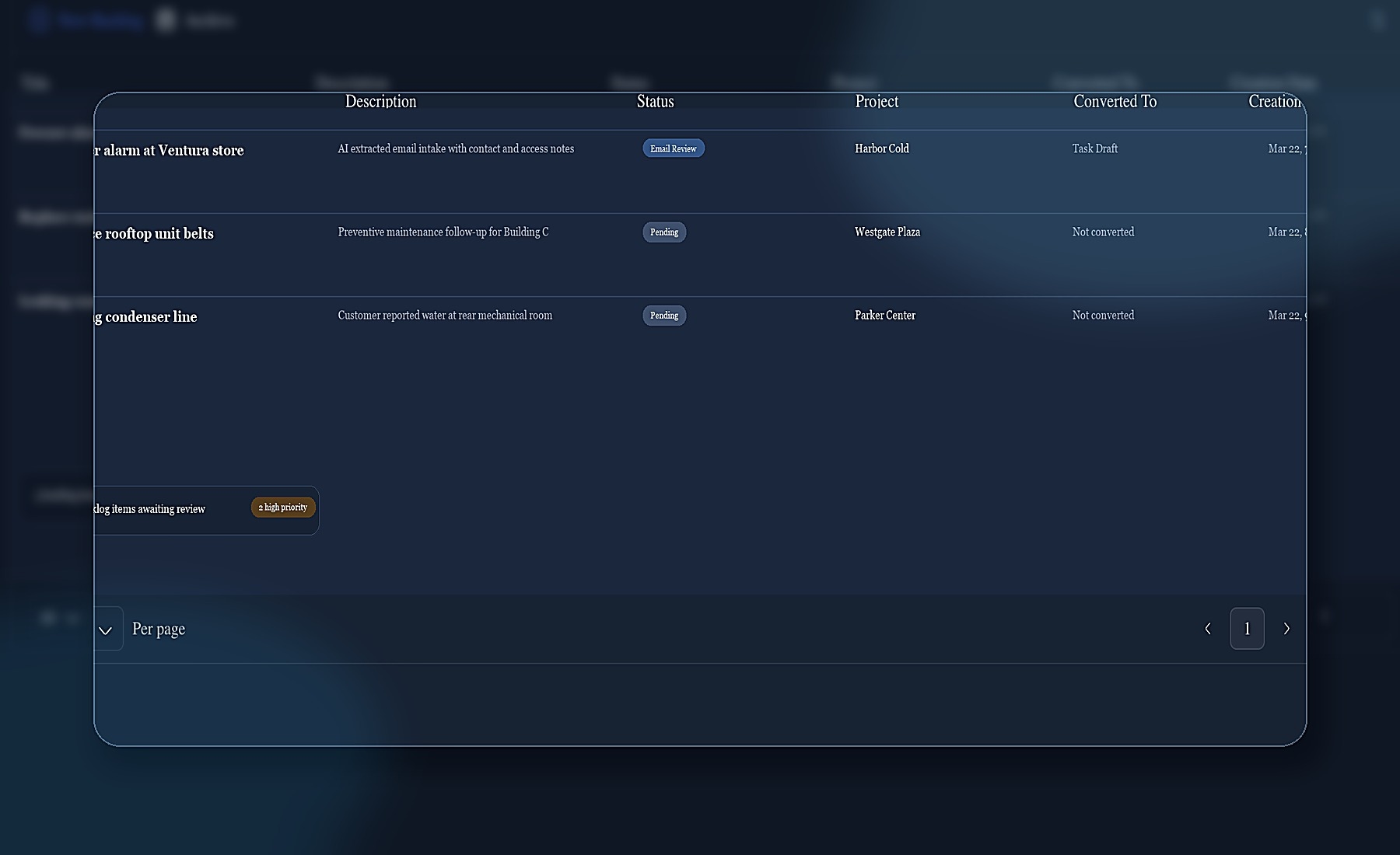 SynapticLYnk manager task and workforce review surface